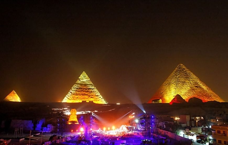 Spectacle son & lumière aux pyramides
