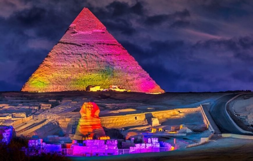Spectacle son & lumière aux pyramides