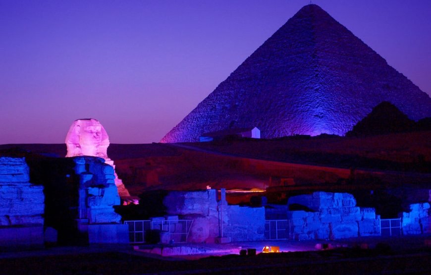 Spectacle son & lumière aux pyramides