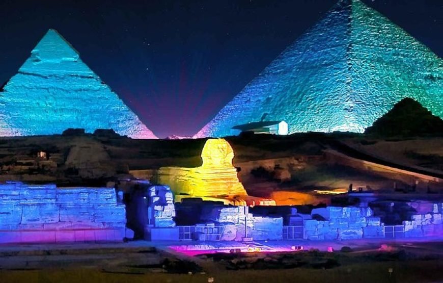 Spectacle son & lumière aux pyramides