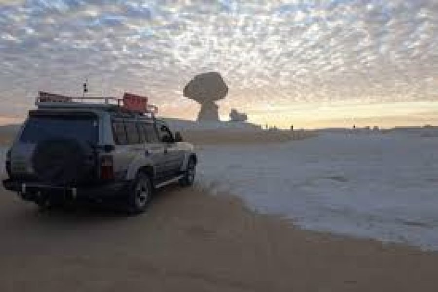 Safari 4×4 Le désert blanc  L’oasis bahareya  2 jours/une nuit en pension complète